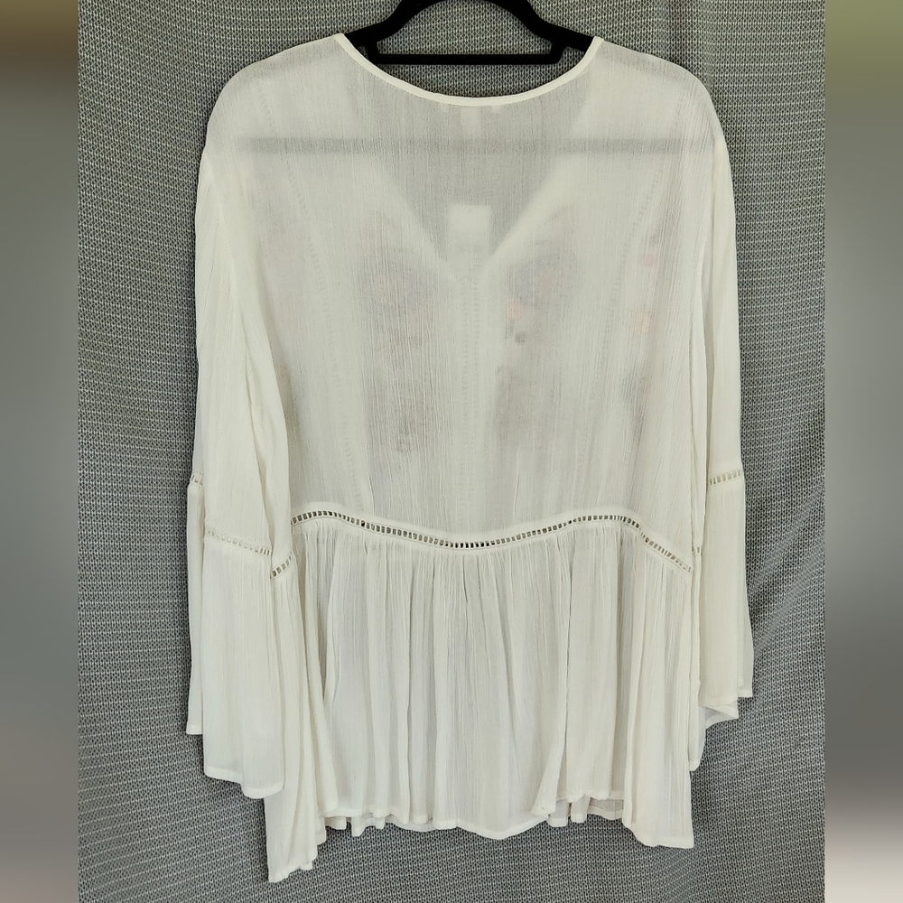 Plus Size 18/20 Cato Boho Embroidered Blouse NWT - Picture 7 of 9